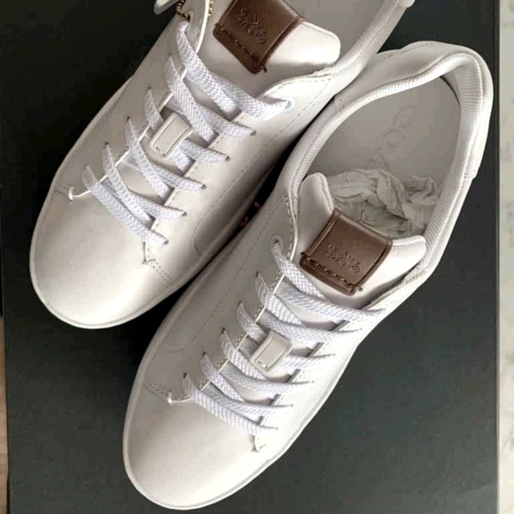 Coach Shoes - Coach low raise leather sneakers